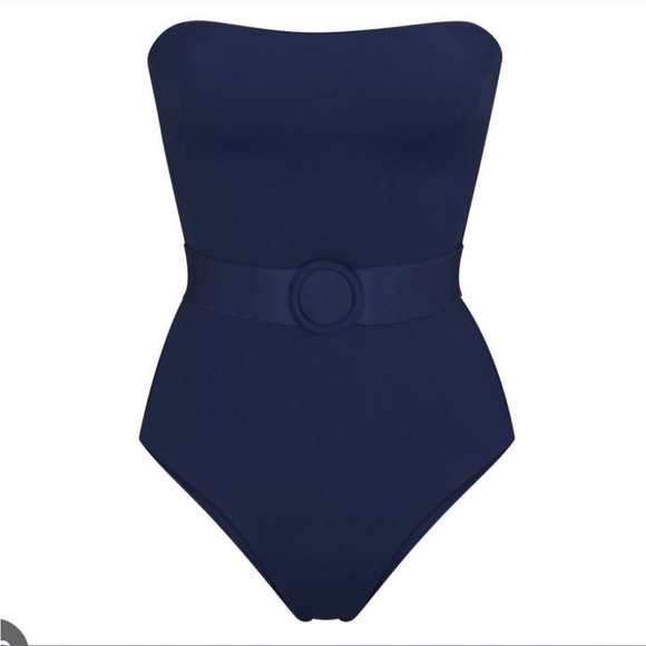 SKIMS Other - SKIMS Shaping Strapless Swim Bodysuit